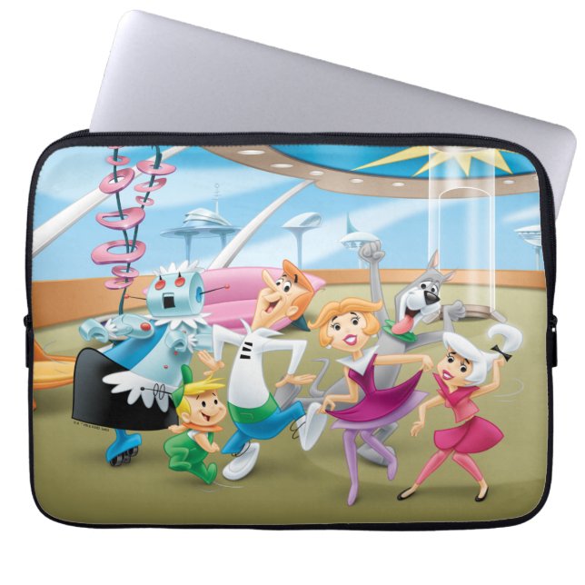 The Jetsons | Family Dance Party Laptop Sleeve (Front)