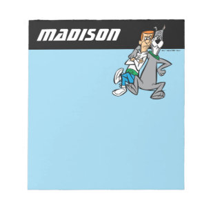 The Jetsons George & Astro Add Your Name Notepad