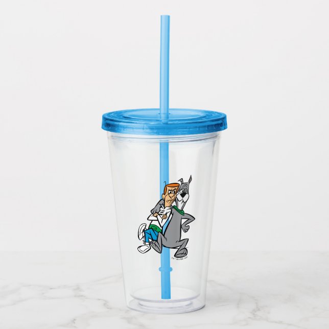 The Jetsons | George & Astro Buddies Acrylic Tumbler (Front)