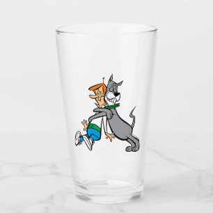 The Jetsons   George & Astro Hug Glass