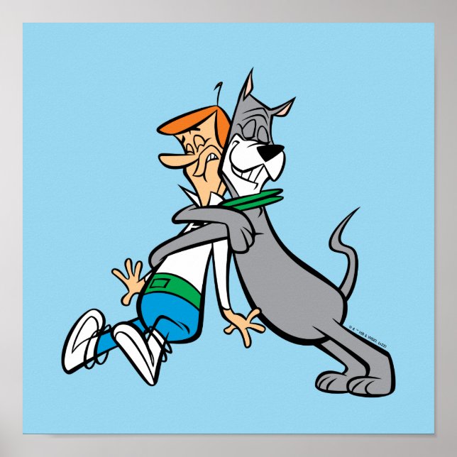 The Jetsons | George & Astro Hug Poster (Front)