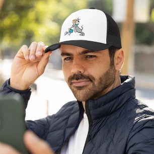 The Jetsons   George & Astro Hug Trucker Hat