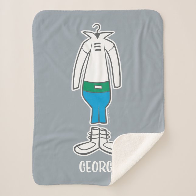 The Jetsons | George's Suit Sherpa Blanket (Front)