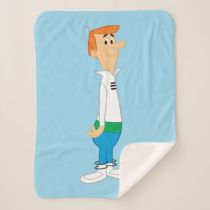 The Jetsons   Meet George Jetson Sherpa Blanket