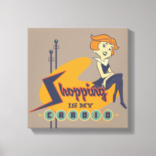 The Jetsons   Shopping is My Therapy Canvas Print