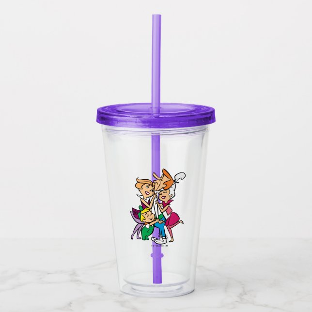 The Jetsons | The Family Acrylic Tumbler (Front)