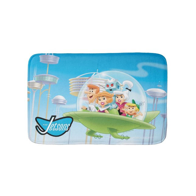 The Jetsons | The Family Flying Car Bath Mat (Front)