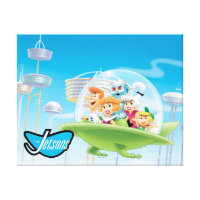 The Jetsons | The Family Flying Car Canvas Print