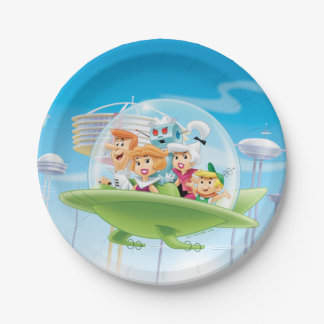 The Jetsons | The Family Flying Car Paper Plate