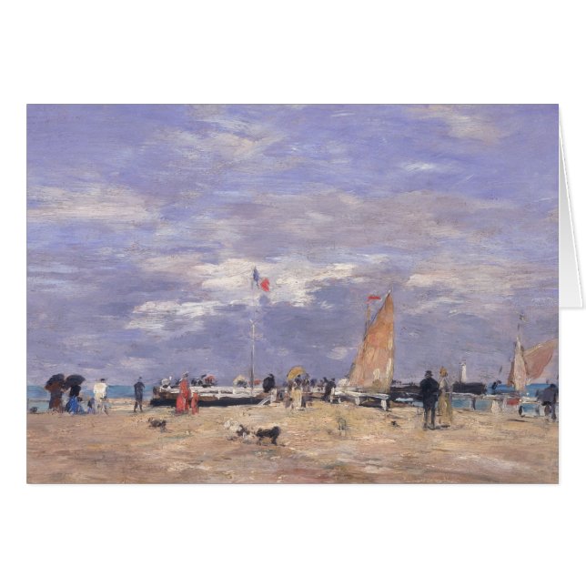 The Jetty at Deauville, 1869 (Front Horizontal)