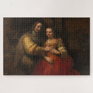 The Jewish Bride: A Love Story by Rembrandt Jigsaw Puzzle