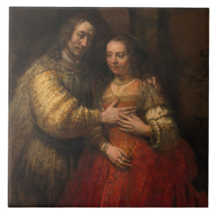 The Jewish Bride (by Rembrandt) Tile