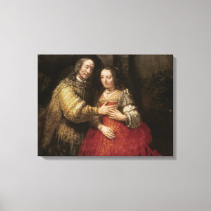 The Jewish Bride, c.1667 (oil on canvas) Canvas Print