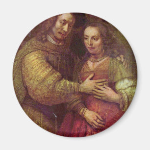 The Jewish Bride (The Couple) Detail By Rembrandt Magnet
