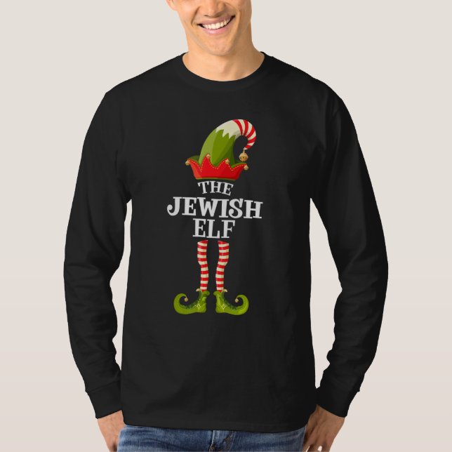 The Jewish Elf   Christmas Group Matching Family T-Shirt (Front)