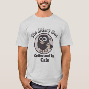 The Jittery Owl Coffee and Tea Cafe T-Shirt