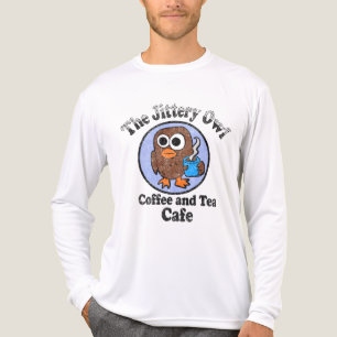 The Jittery Owl Coffee and Tea Cafe Tri-Blend Shirt