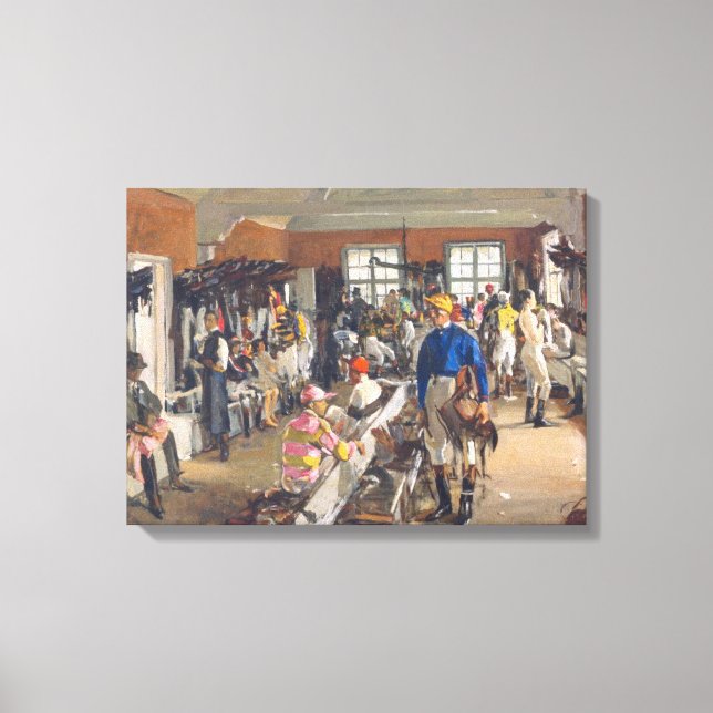 The Jockeys' Dressing Room at Ascot Racecourse Canvas Print (Front)