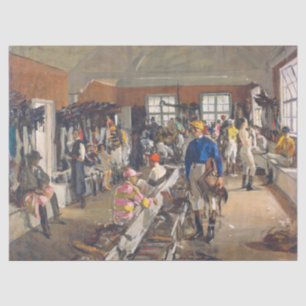 The Jockeys' Dressing Room at Ascot Racecourse Tissue Paper