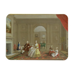 The John Bacon Family, c.1742-43 (oil on canvas) Magnet