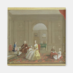 The John Bacon Family, c.1742-43 (oil on canvas) Magnet