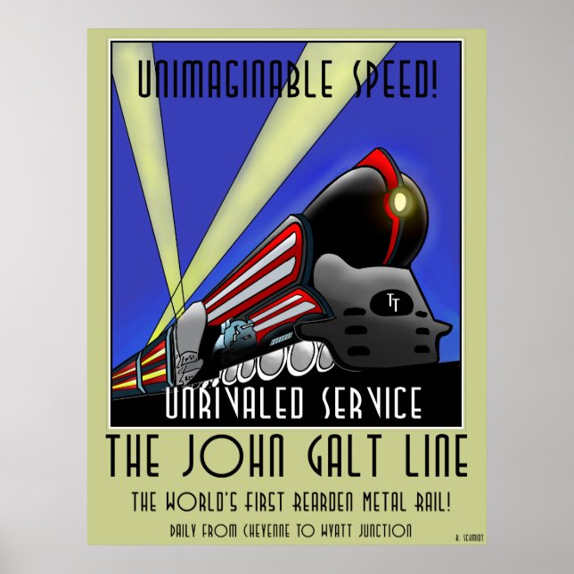 The John Galt Line Poster (Front)