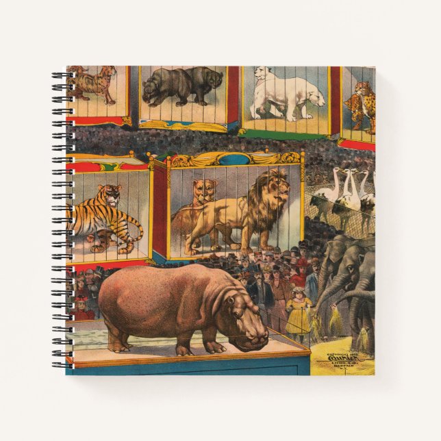 The John Robinson Largest, Most Complete Menagerie Notebook (Front)