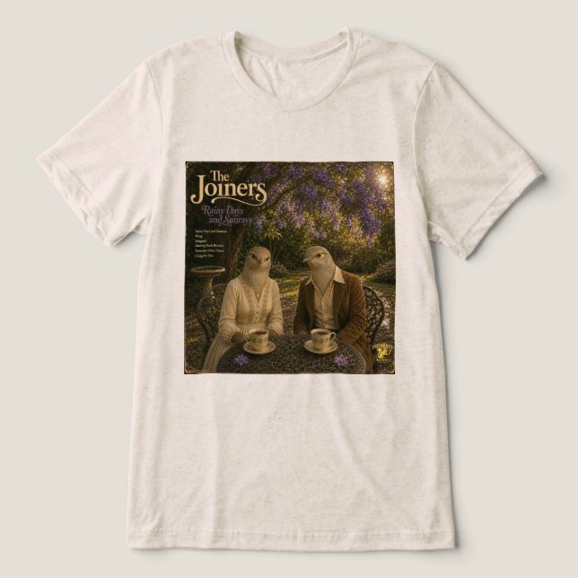 The Joiners Album: a Parody Tri-Blend Shirt (Design Front)