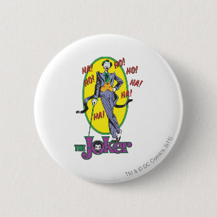 The Joker Cackles 2 6 Cm Round Badge