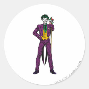 The Joker Classic Stance Round Sticker