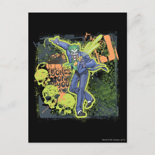 The Joker Collage Postcard (Front)