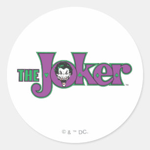 The Joker Logo Classic Round Sticker