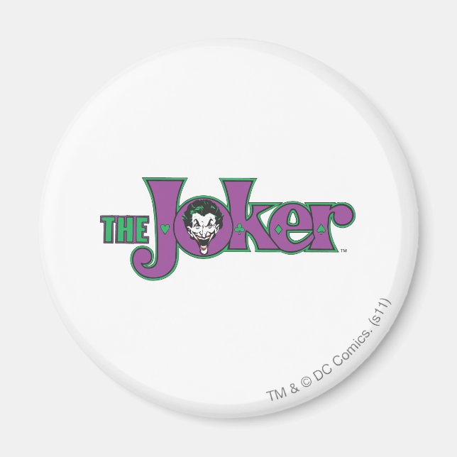 The Joker Logo Magnet (Front)