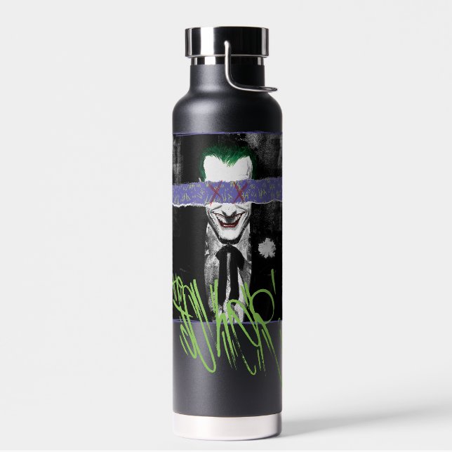 The Joker Scrapbook Photograph Water Bottle (Left)