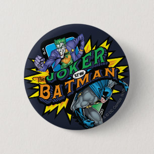 The Joker Vs Batman 6 Cm Round Badge