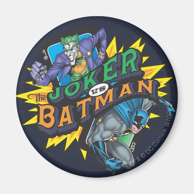 The Joker Vs Batman Magnet (Front)