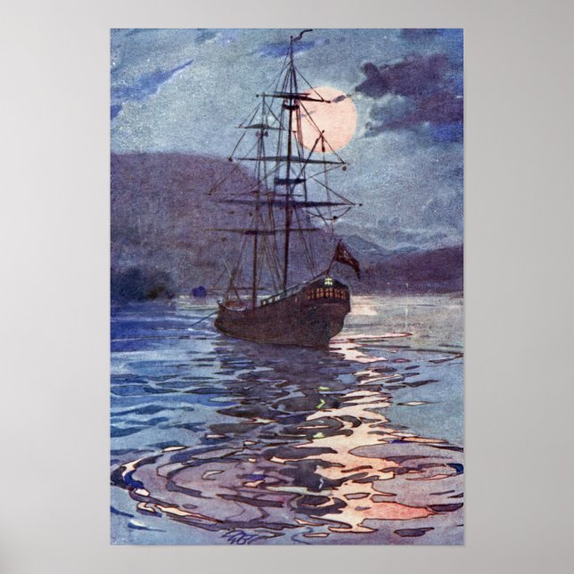 The Jolly Roger by Alice B. Woodward Poster (Front)