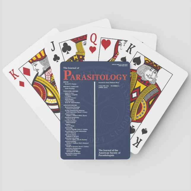 The Journal of Parasitology Playing Cards (Back)