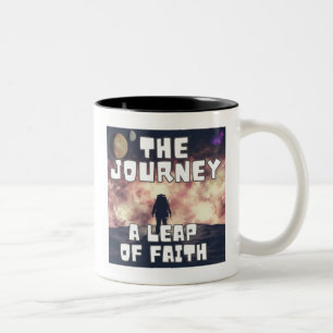 The Journey - A Leap of Faith Two-Tone Coffee Mug