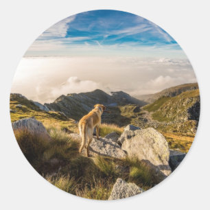 The journey classic round sticker