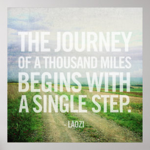 The Journey of A Thousand Miles Poster