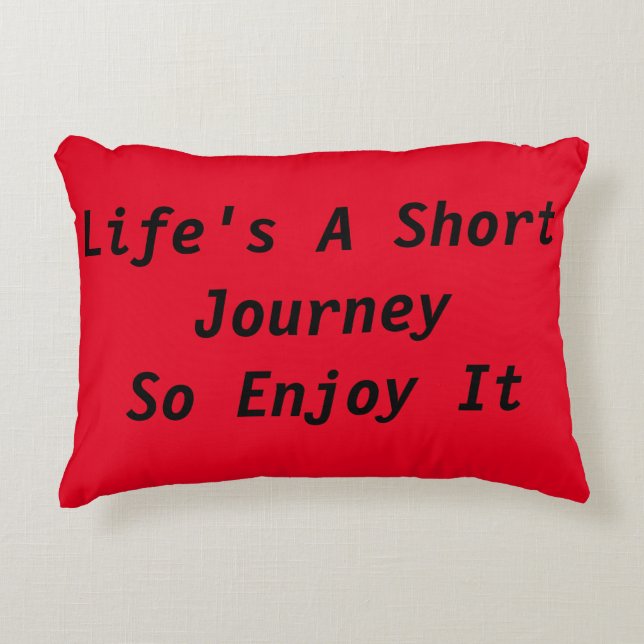 The Journey of Life Accent Pillow (Front)