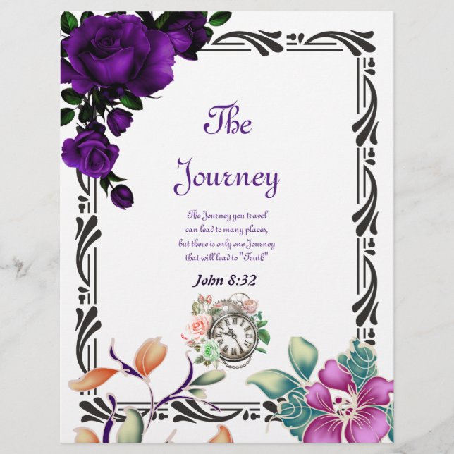 The Journey Personalised Paper (Front)