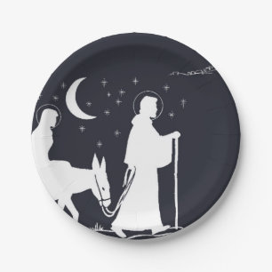 The Journey To Bethlehem Paper Plate
