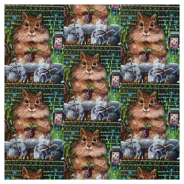 "The Joy of Jam Chef" Fabric (Swatch)
