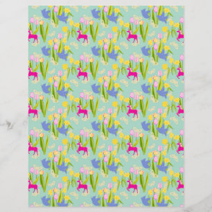 The joy of spring Scrapbook paper