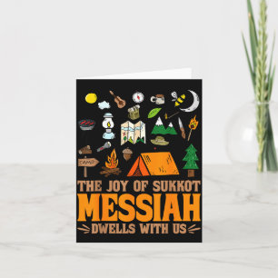 The Joy Of Sukkot Messiah Dwells With Us Jewish Ho Card