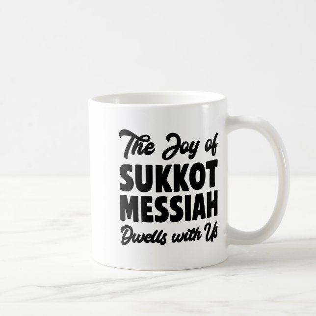 The Joy Of Sukkot Messiah Dwells With Us Jewish Ho Coffee Mug (Right)