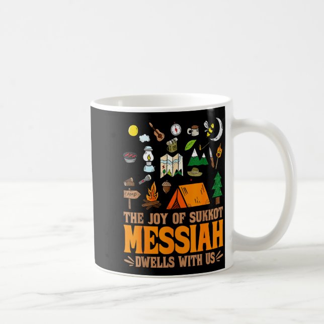 The Joy Of Sukkot Messiah Dwells With Us Jewish Ho Coffee Mug (Right)