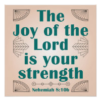 The Joy of the Lord is Your Strength ArtDeco